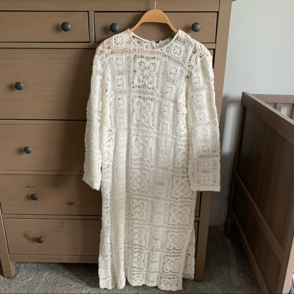 ZARA crochet dress